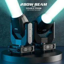 UKING 10R 280W Beam Gobo Moving Head Lighting Stage Light For Disco （Bulb）