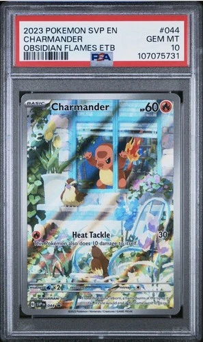 2023 POKEMON SVP EN-SV BLACK STAR PROMO #044 CHARMANDER PSA 10