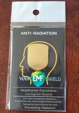 Single Pack - Anti EMF Radiation Protection Shield Stickers - 24K Gold