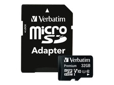 Verbatim Premium 32GB MicroSDHC Class 10 10MB/s 10MB/s Black Class 10 44083