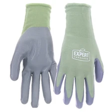 Expert Gardener Green Nitrile Gloves, Small, Sustainable