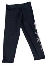 Adidas Girl  s Aeroready Badge of Sport Graphic Leggings Size S 7/8 Euc