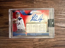 2023 Topps Luminaries- Nolan Ryan- Auto Autograph- Texas Rangers- 7/10