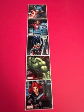STICKER SHEET: Marvel Avengers Captain America Iron Man