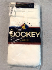 Vtg NIP 1997 Jockey Classic 3 Pack 100 Cotton White Briefs Y Front Fly Size 36
