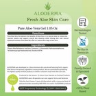 Aloderma 99% Organic Aloe Vera Gel Made within 12 Hours of Harvest Face & Body