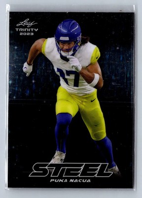 2023 Leaf Trinity Steel Puka Nacua #S-64