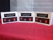 3 Boxes (6 Per Box) Led Tea Lights Candles LED Flameless Battery Operated