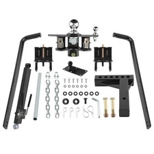 Round Bar Weight Distribution Hitch With Sway Control 2-516 In Ball Up To 10k