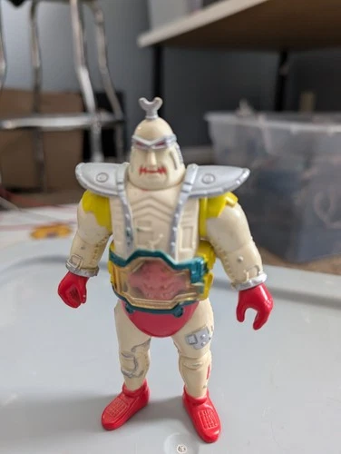 Vintage 1994 TMNT Krang's Android Body 5" w Brain & Window Rare Action Figure