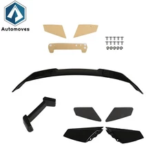 For 2015 2016-2020 Ford Mustang 2DR Gt Style Plastic Rear Trunk Spoiler Wing