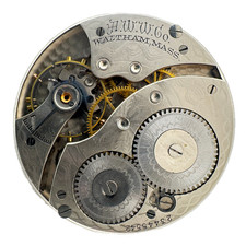 Antique 12s 1920 Waltham 1894 7J Mech Open Face Pocket Watch Mov't No. 210 Runs