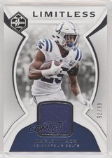 2018 Panini Limited Limitless Materials Silver Spotlight 6/75 Marlon Mack 1u6