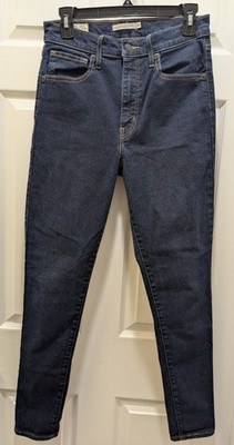 Levis Mile High Super Skinny Jeans Womens 30 Blue High Rise Jeans 29'' Inseam