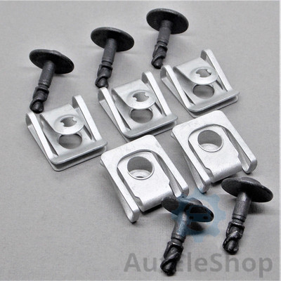 5St. Unterfahrschutz Motorschutz Einbausatz Clips für MINI Cooper One Cooper D-S