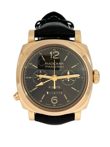 Panerai Radiomir Chrono 45 mm Monopulsante 18K Rose Gold Men's Watch, PAM00502