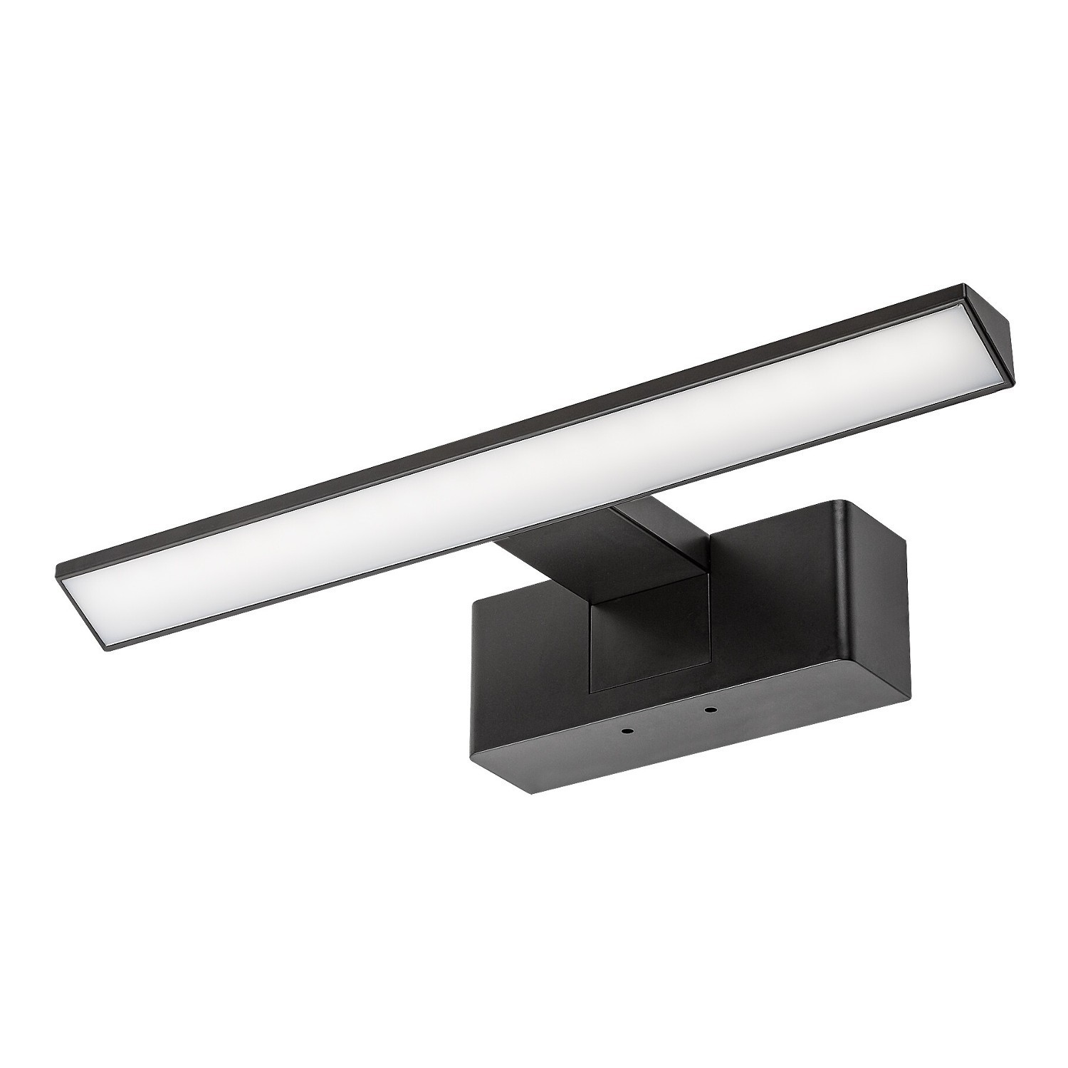 Lampe de salle de bain LED IP44 applique murale noire 6W moderne