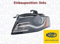 Magneti Marelli 721307022808 Hauptscheinwerfer Links Scheinwerfer FüR Audi