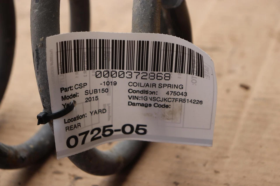 Chevrolet/GMC 2015-2020 Suburban tracción trasera suspensión helicoidal resorte OEM Foto 4 de 4