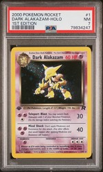 Dark Alakazam 1/82 Team Rocket 1st Edition Holo Rare