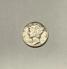 1944 P Mercury Dimes, 90% Silver, 10C, XF, #145