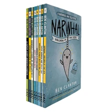 Narwhal and Jelly Series 8 Books Collection Set (Narwhal Unicorn of the Sea!, S