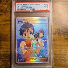 TV Reporter (Full Art) 167/168 Sm-Celestial Storm Holo Pokémon Full Art PSA 9 on eBay