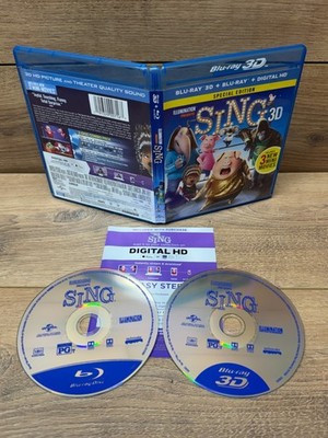 Sing 3D (Blu-ray 3D + Blu-ray + Digital HD) Special Edition - Ships Free!