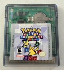 Pokemon Puzzle Challenge Nintendo Game Boy Color GBC Authentic, Tested, & Clean