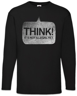 Think Langarm T-Shirt Freies Denken Menschenrechte Free Thinking Human Rights