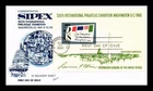 US COVER SIPEX WASHINGTON DC SOUVENIR SHEET FIRST DAY ISSUE FLEETWOOD