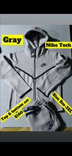 GREY NIKE TECH FLEECE SETS