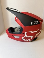 Fox Racing Helmet V1- XL, 61-62 cm, red, Black, White (USED) 
