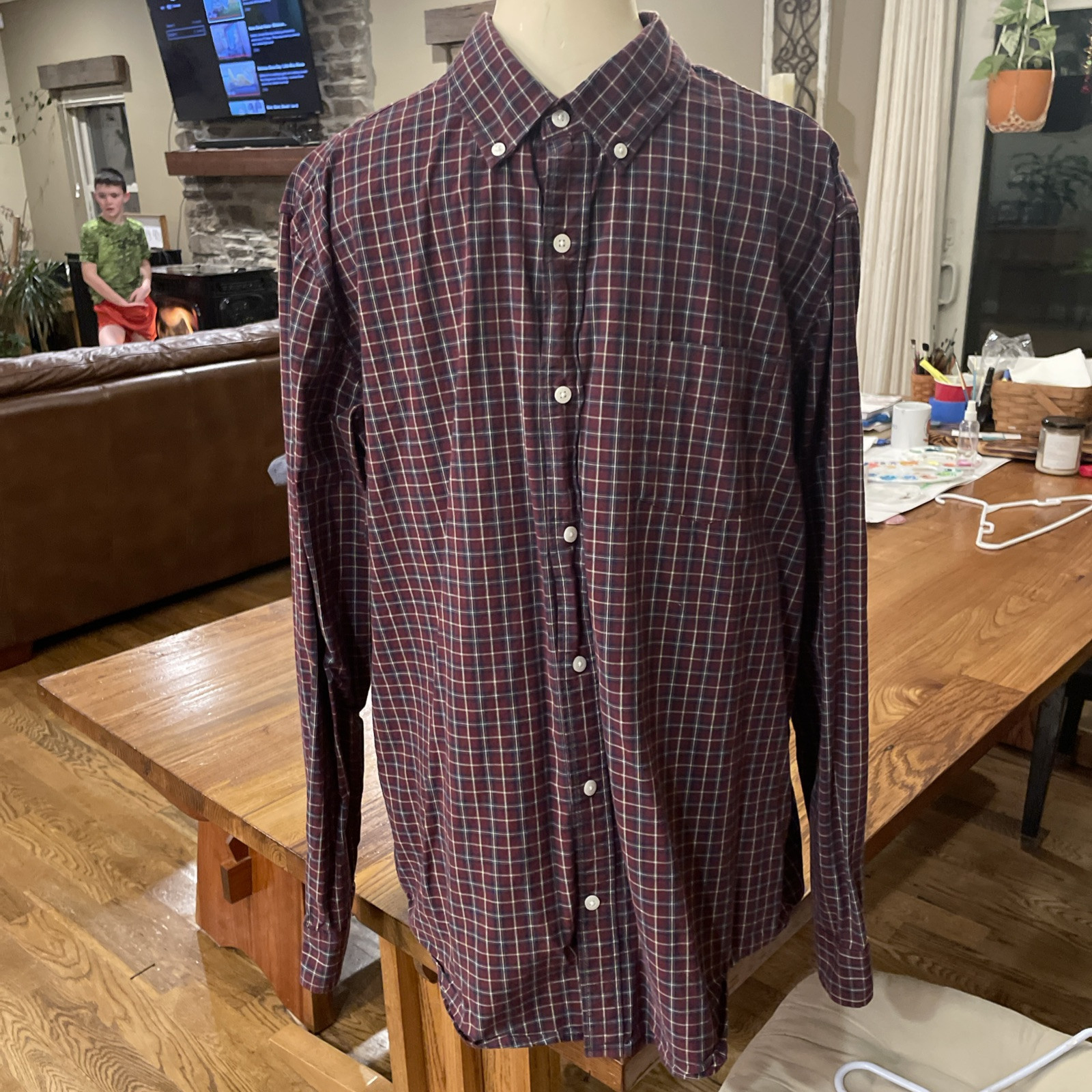 GAP Standard Fit Coupe Standard Men’s Large. Long Sleeve