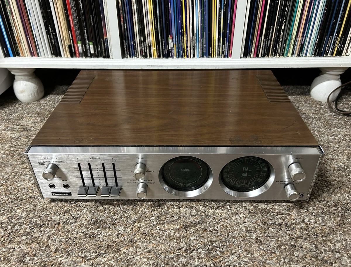 Panasonicファクス　ブラウン Vintage Panasonic SA-504 Series 44 FM/AM 4-Channel AV Stereo