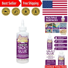 AR6-2 Clear Gel Tacky Glue - Eco-Friendly Craft Adhesive, 4 oz for DIY Projects