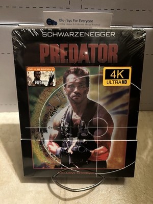 Predator 3D 4K 1/4 Slip SteelBook UHD Blu-ray (Czech)[1987] Film Arena FAC#158