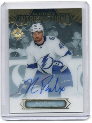 2022-23 Upper Deck Ultimate Rookie Auto Introductions Nick Perbix