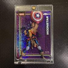 2026 Topps Chrome Marvel #82 Moonstar Purple Shimmer Refractor /75