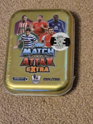 Tops Match Attax 2014/15 Mega Tin New & Sealed 50 Cards Inc. Limited Edition