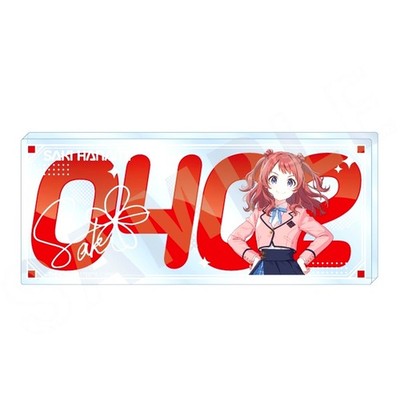 Saki Hanami Gakuen Idolmaster Favorite Series Number Acrylic Plate Japan W613