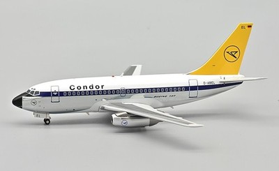 JFox JF-737-1-002P Condor Boeing 737-100 D-ABEL Diecast 1/200 Jet Model Airplane