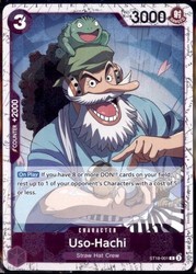Uso-Hachi (Pirate Foil) ST18-001 Premium Booster -The Best- Vol. 2 One Piece TCG