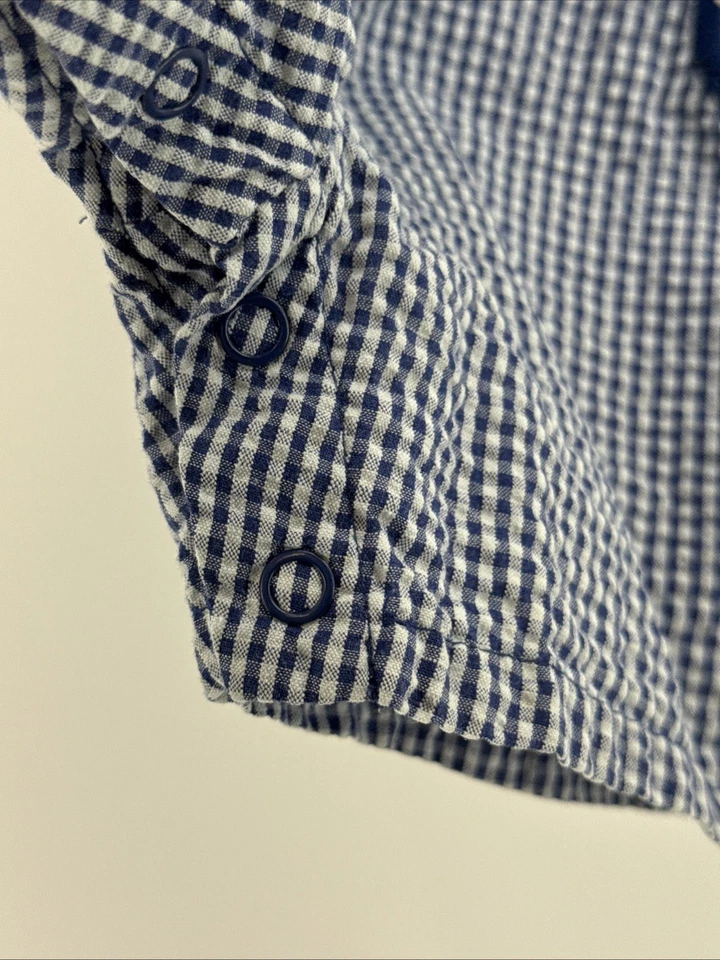 Mameluco Mayfair Company TMC para bebés niños apliques a presión azul ballena 4T Foto 3 de 4