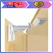 10 Pack Child Safety Cabinet Locks Baby Proofing Drawer Latches No Drill White