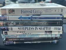 Tom Hanks DVD Lot 8 Movies Bundle Forrest Gump Saving Private Ryan Cast Away