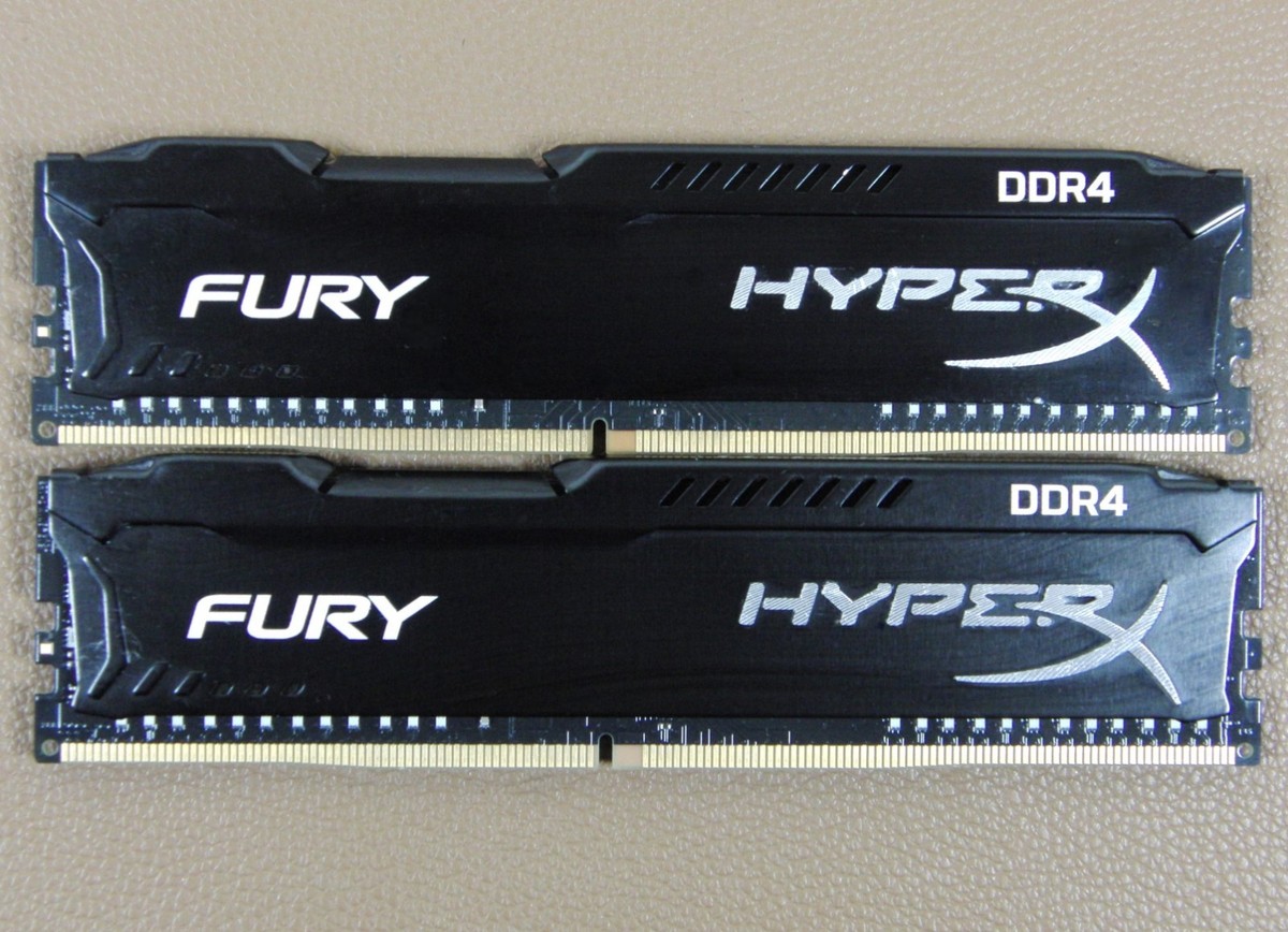 Kingston HyperX Fury Lot (2) x 8GB = 16GB DDR4 PC4-21300 2666MHz