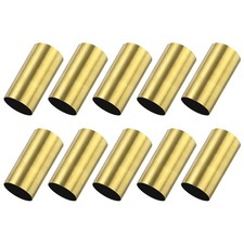 10er-Set Messing Rundrohr 9mm &empty; 0,2mm Wand 20mm L&auml;nge f&uuml;r Rohre