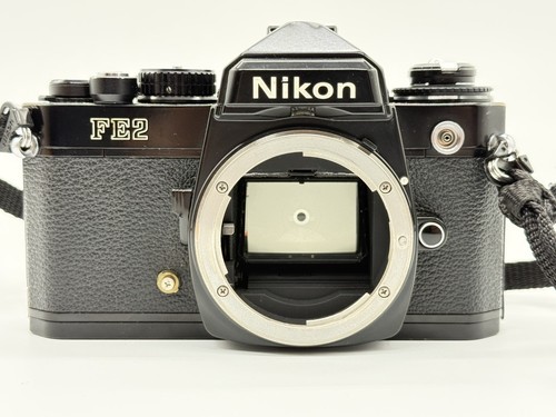 [Excellent] [Read] Nikon FE2 Black Body Only SLR Film Camera All Works A097