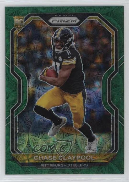 2020 Panini Prizm Green Scope 64/75 Chase Claypool #392 Rookie RC 15ej